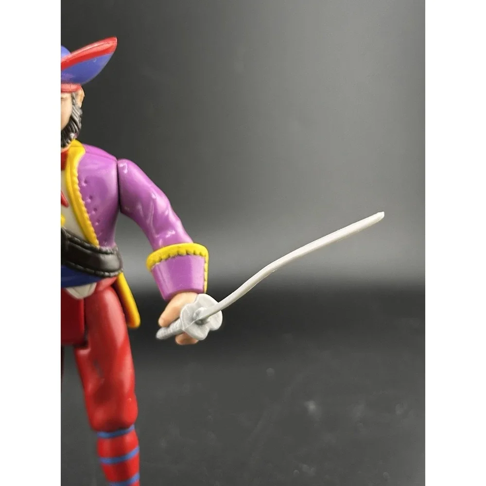 Vtg 1990 Imperial Pirates of the High Seas Captain Kidd Action Figure With Sword